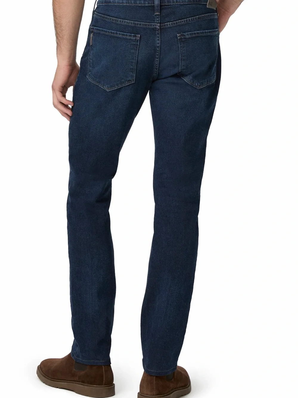 PAIGE Men's Lennox Slim Fit Straight Leg Jeans in Dark Blue Wash Waist 34